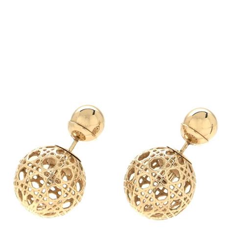 mise en dior earrings replica|Secret Cannage Mise en Dior Tribales Stud Earrings.